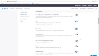 Zoom Tip No. 3: Secure file transfer settings