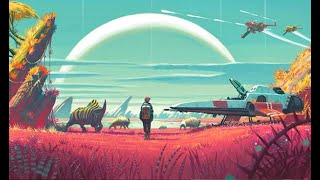 No Man's Sky Beautiful Red Paradise Planet (Euclid Galaxy)