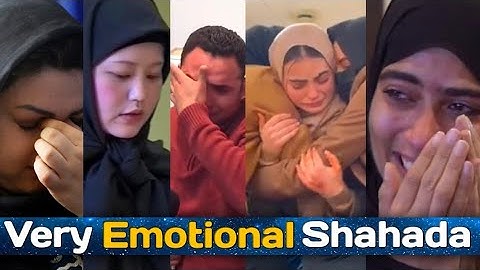 Zeer emotionele Shahada - Tranen van vreugde bij bekering tot de islam | Emotionele Shahada | Bek...