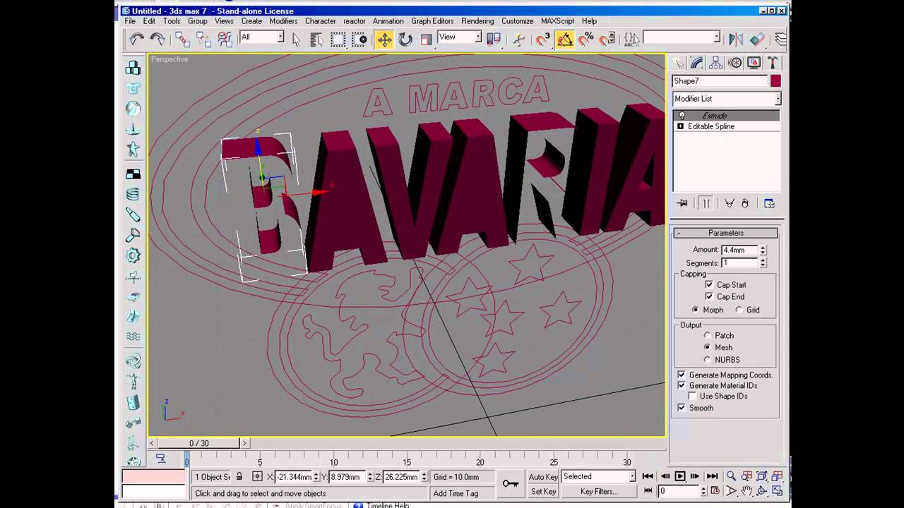 LOGO 3D 1 STUDIO MAX maxpreps