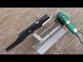 Homemade Mower Blade Sharpner and Shop Projects Update