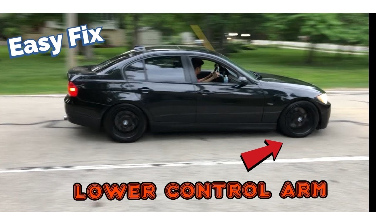 BMW 335i Front Lower Control Arm Replacement Easy! E90 E92 RWD (328i