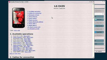 LG E435 Unlock and Repair IMEI with Octoplus Box