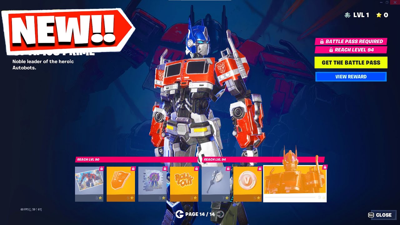 Fortnite Chapter 4 Season 3 Battle Pass (Showcase)