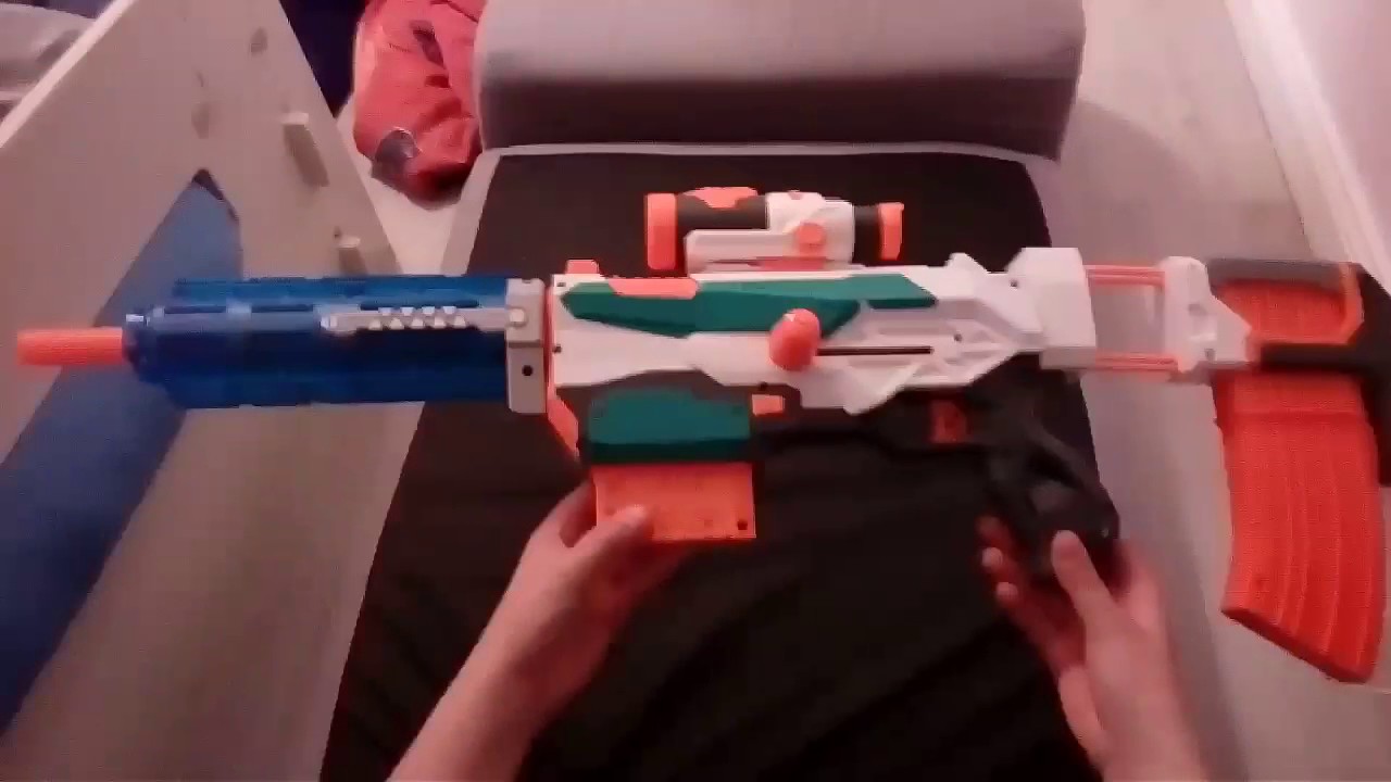 Custom d un canon nerf YouTube