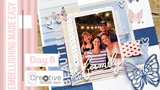 5 Tips for Scrapbook Embellishing Made Easy | Creative Design Team Scrapbook Process Video