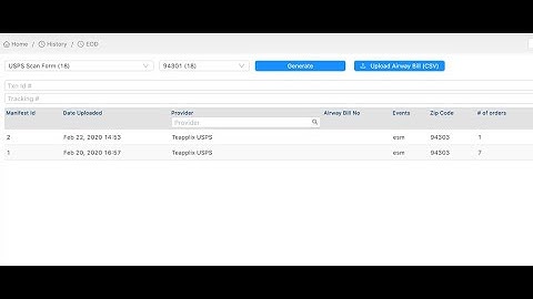 Generate End of Day Documents in ActionShip