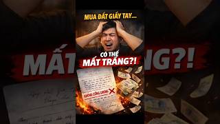 Mua Đất Giấy Tay - Coi Chừng Mất Trắng là Tại Sao !!!  #luatdatdai #trending #viral #video #tintuc