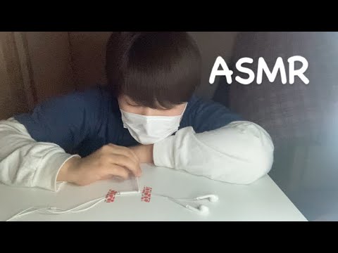 ASMR 粘着綿棒でひたすらペタペタする音