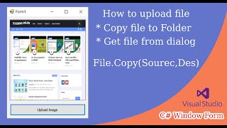 C How To Upload File To Folder