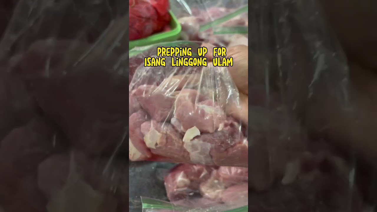 One week ulam preparation! 