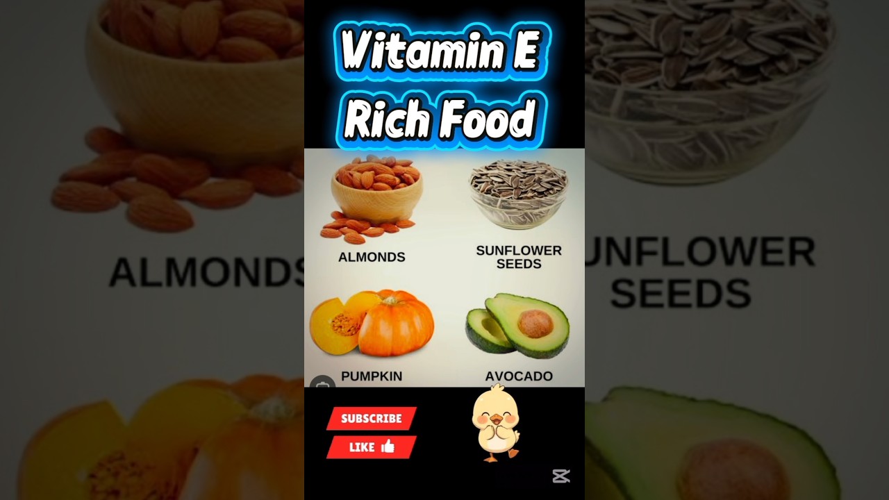 Best Vitamin E Rich Food 🥝 