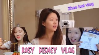 Disney vlog | zhao lusi | Rosy Disney vlog