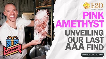 Unveiling One of The The Best AAA Pink Amethyst I