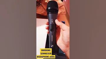 Unboxing My Sennheiser E835s Best Dynamic Microphone Home Studio Microphone 