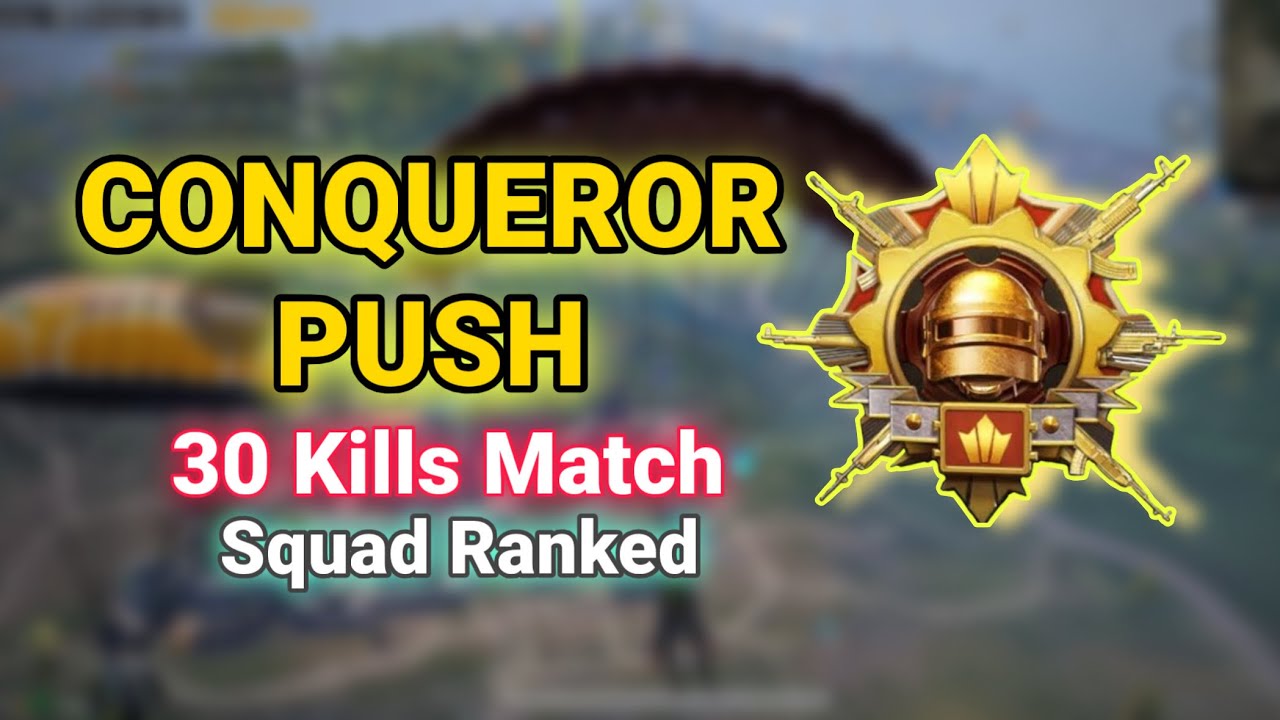 Conqueror Push – 30 Kills Squad Ranked Gameplay | PUBG Mobile iPhone 15 ...