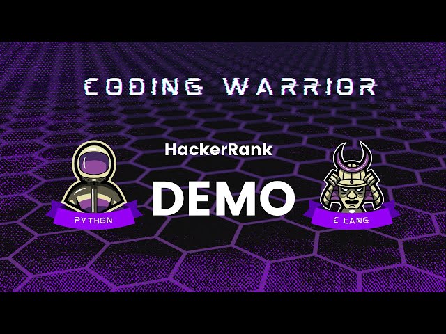 Coding Warrior HackerRank Demo | Tech Fest 2021 | AS&H Department PCCOE