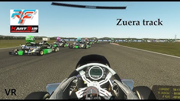 Racing in kartsim around Zuera on rFactor 2 in vr!