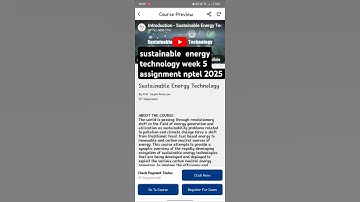week 5 nptel 2025 sustainable energy technology assignment solutions