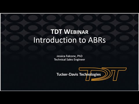TDT Webinar | Introduction to ABRs