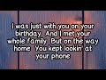 Somebody Told me by Charlie Puth lyrics