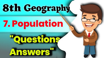 👉8th Geography Chapter 7 Population 🔥Questions Answer #digest_answer #ssc_board #std_8