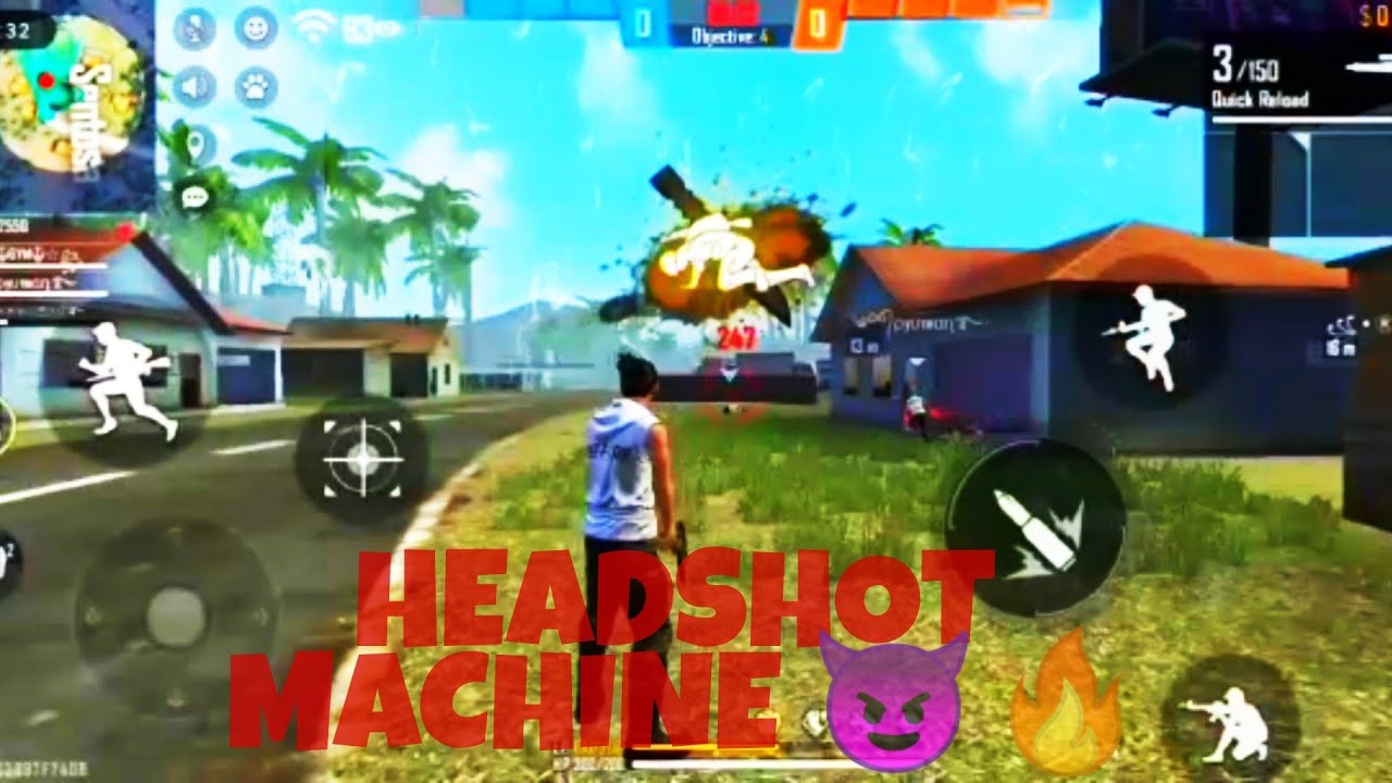 free fire headshot  OP GAMEPLAY ONLY HEADSHOT 🔥  YouTube