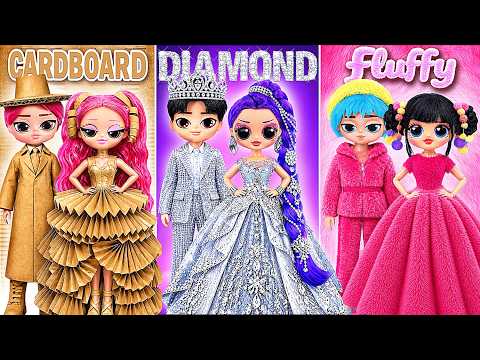 K-Pop Demon Hunters: Glow Up Huntrix cu Modă din Carton, Diamant și Fluffy! DIY Păpuși
