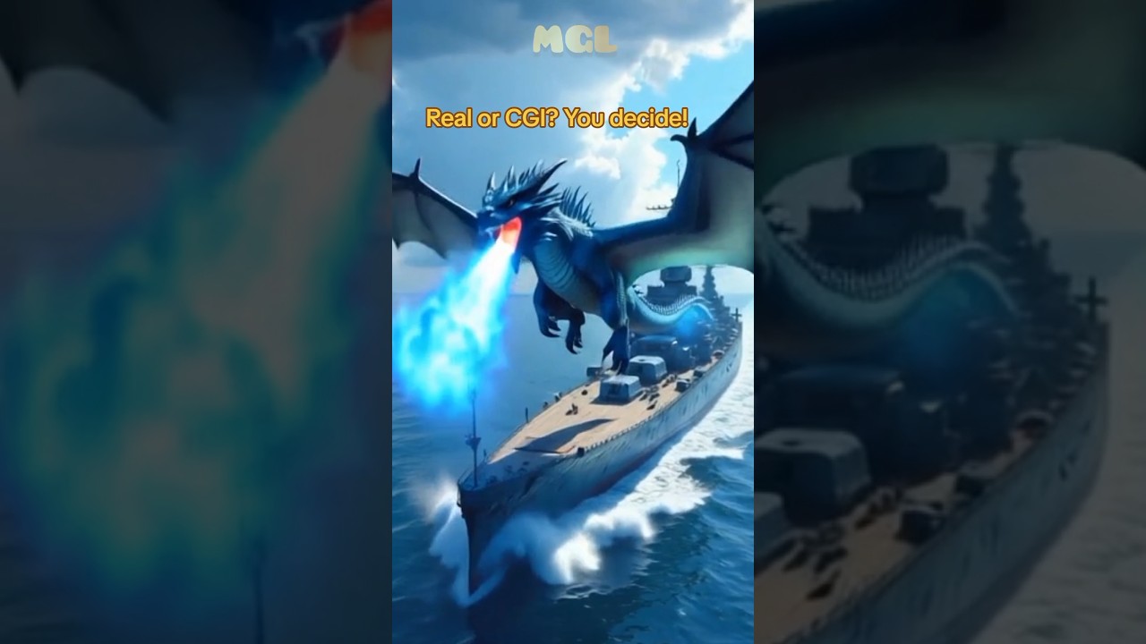Terrifying Dragon Attacks Warship – Caught on Camera!