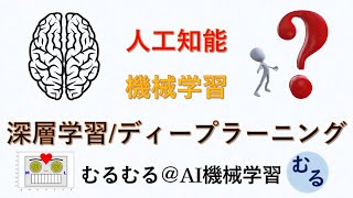 【機械学習基本のキ】人工知能・機械学習・深層学習の違いを理解しよう