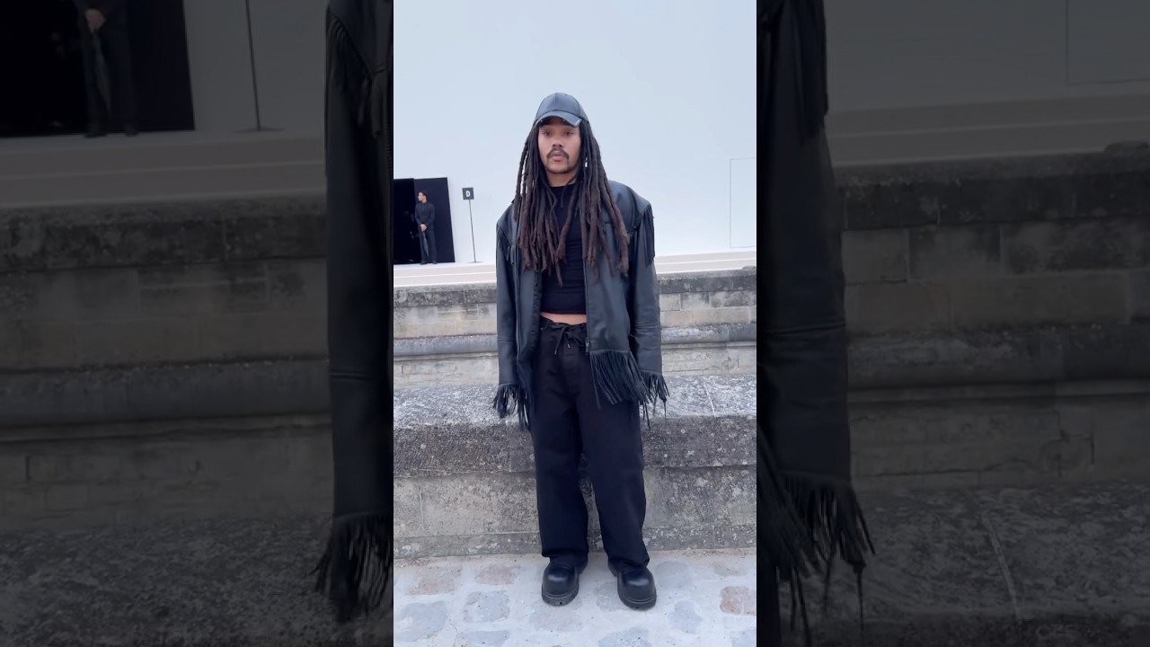Luka Sabbat Takes Over Balenciaga Winter 25 at Paris Fashion Week!