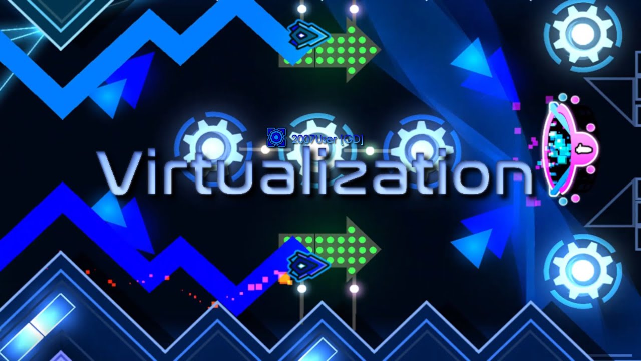 Virtualization 100% (Demon) by Splinter25 | Geometry Dash 2.2