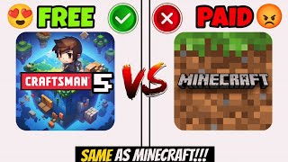 FREE GAME SAME AS MINECRAFT | CRAFTMAN 5 | BEST COPY OF MINECRAFT