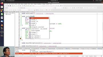 Procedimiento con parámetros; en C++ Modular
