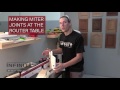 Infinity cutting tools  miter joints at the router table