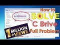 How to solve automatically C drive full problem | funny moment