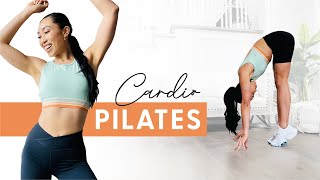 10 Minute Cardio Pilates Workout - burn fat + tone muscle, no jumping!