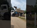 Dumping Lovely truck #automobile #roadbuilding #dumptruck #satara #maharashtra #viralshorts #shorts