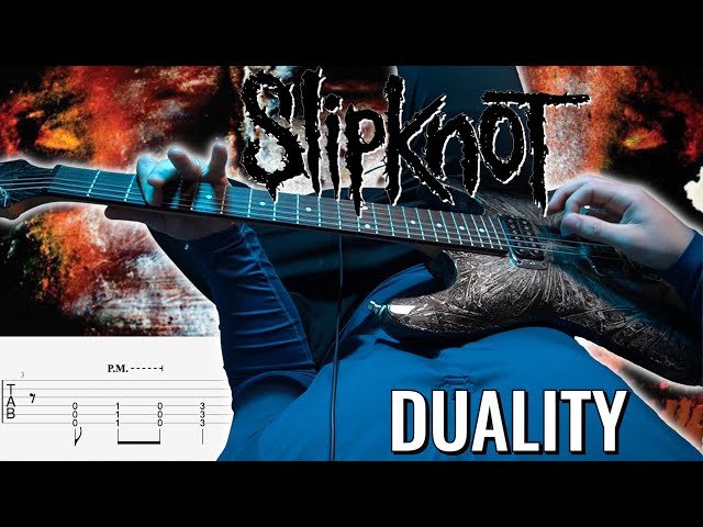 Slipknot - Duality FULL Point-of-View Guitar Lesson / Cover | WITH TAB class=