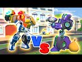 ROBOT CAR vs TRAIN THIEF | RoboFuse - Superhero Rescue | Trucks Videos for Children