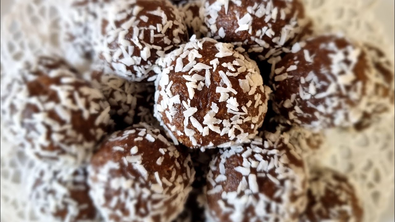Swedish Chocolate Balls - كرات الشوفان بجوز الهند