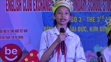 Giao lưu các CLB Tiếng Anh của nhóm trường THCS huyện Kim Thành