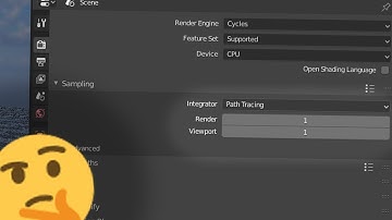 Rendering at 1 sample in blender cycles