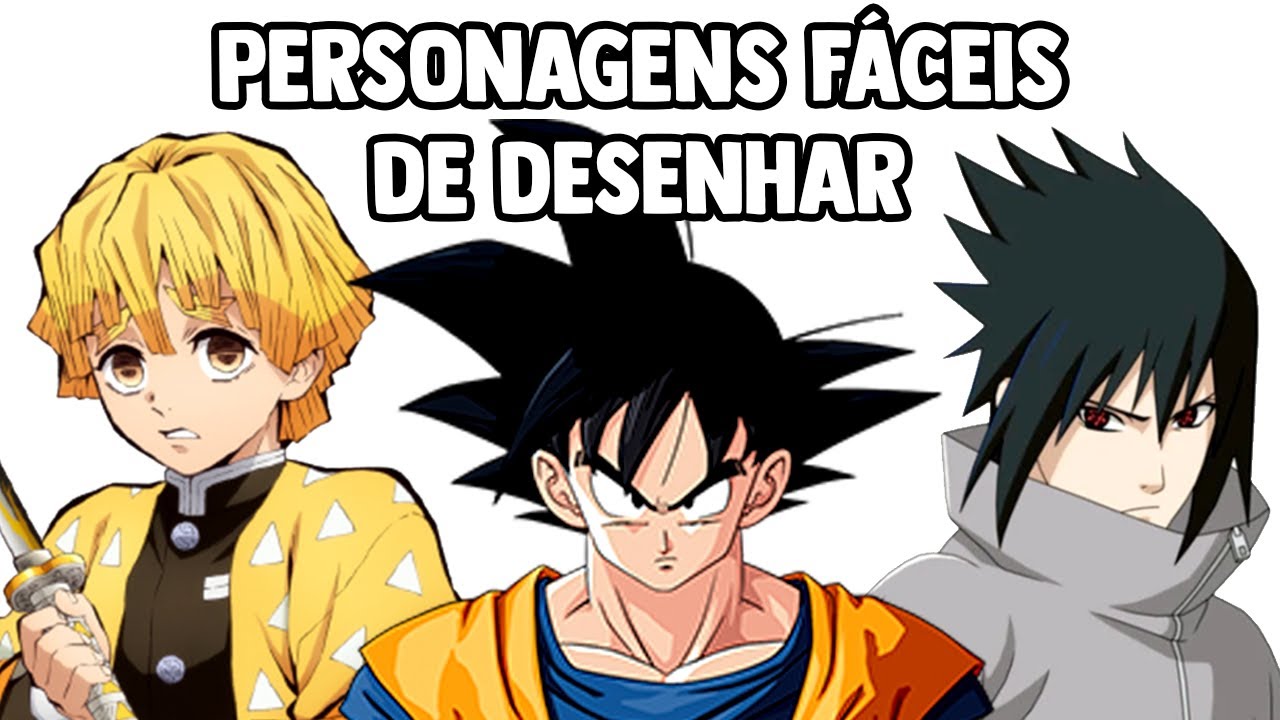 PERSONAGENS DE MANGÁ E ANIME FÁCEIS DE DESENHAR - TODO MUNDO