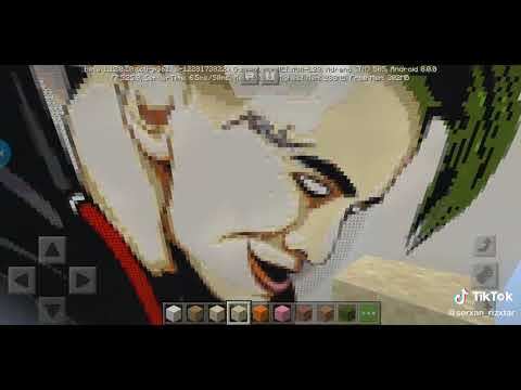 ჯოკერის ნახატი მაინქრაფტში