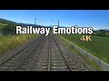 🚆 4K Hot summer day train ride through Zurich (Cab Ride Switzerland | S14 Hinwil - Affoltern a. A.)