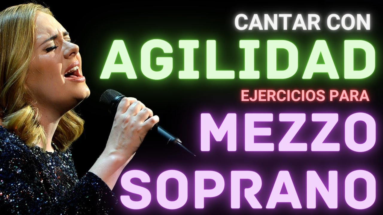 AGILIDAD Y APPOGGIO | Lección y 12 Ejercicios de apoyo y VOCALIZACIONES para cantar | MEZZOSOPRANO