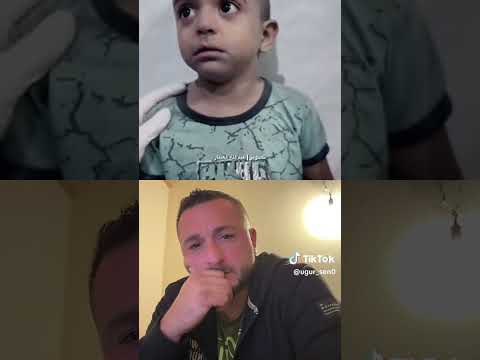رد فعل اجنبي علي طفل فلسطيني 