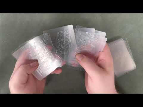 Invisible AQUA Playing Cards live demo