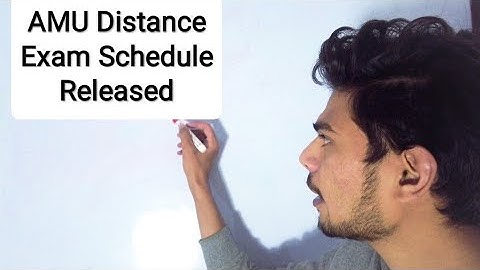 AMU Distance education 2022 Exam schedule RELEASED | AMU CDOE | AMU exam 2022-23